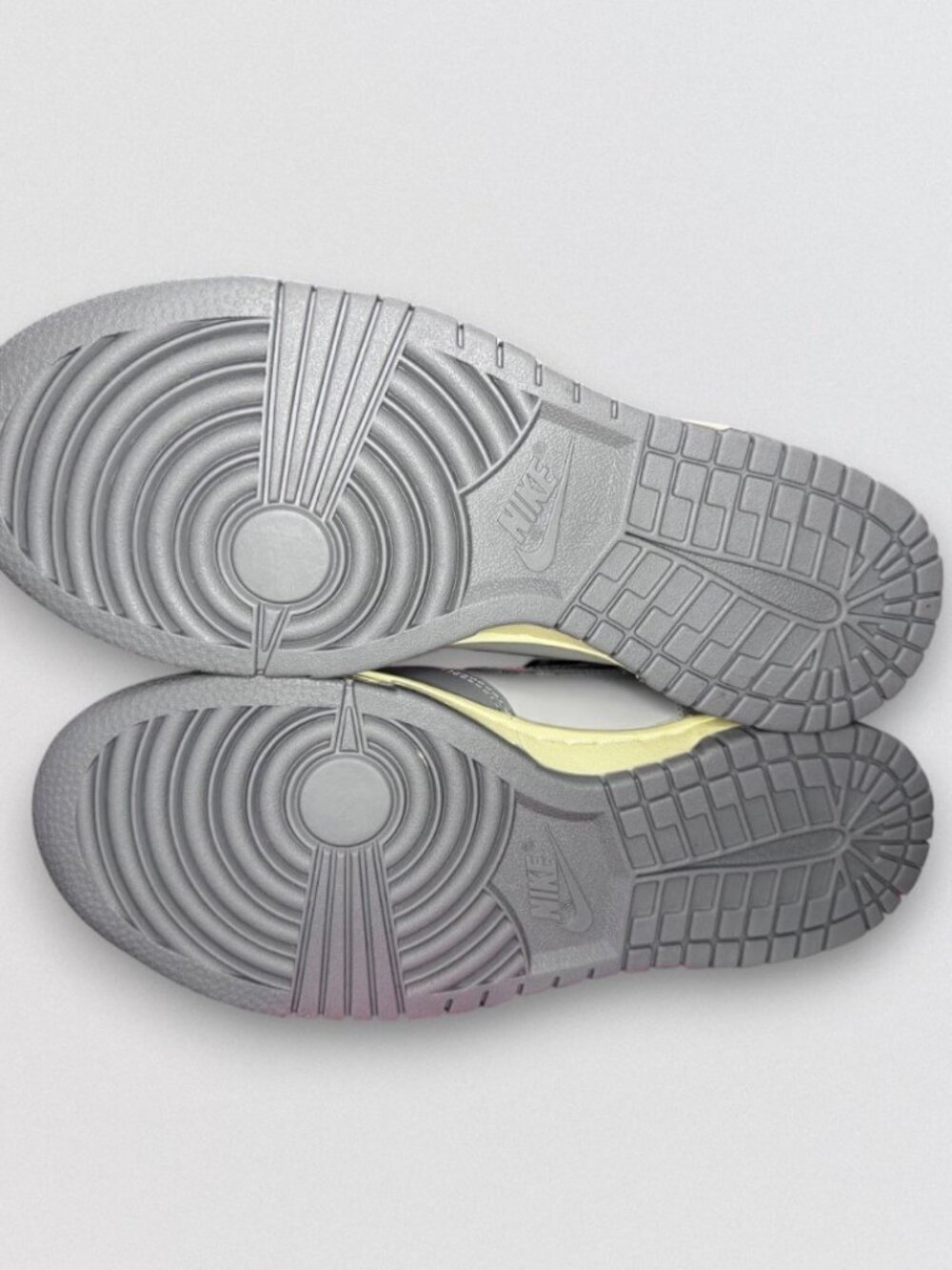 Nike Grey Fog Particle Grey Dunk High Women's 5.5 Men's 4 High Top Leather Sneak - Picture 3 of 7
